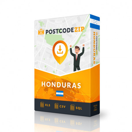 Honduras, Bestes Straßenverzeichnis, komplettes Set