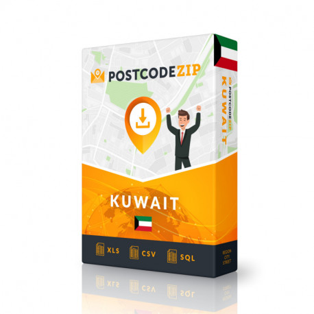 Kuwait, Bestes Straßenverzeichnis, komplettes Set