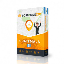 Guatemala, liggingdatabasis, beste stadslêer