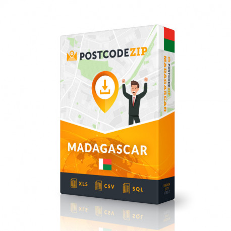 Madagaskar, liggingdatabasis, beste stadslêer