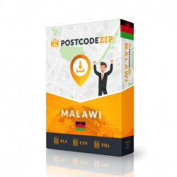 Malawi, liggingdatabasis, beste stadslêer