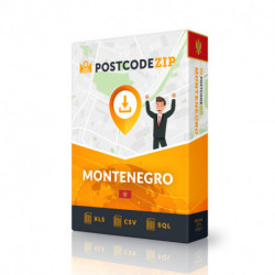 Montenegro, Location database, best city file