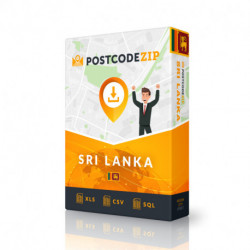 斯里蘭卡，位置數據庫，最佳城市文件