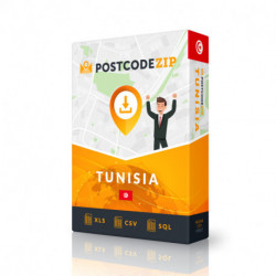 Tunisia, Location database, best city file