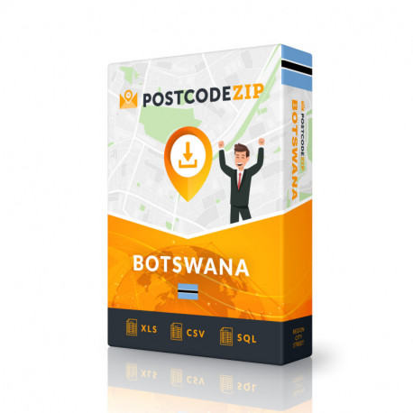Botswana, Bestes Straßenverzeichnis, komplettes Set